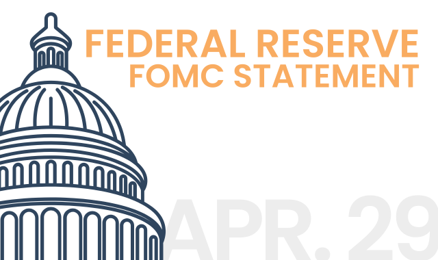 Federal Reserve Issues FOMC Statement | April 29, 2026 